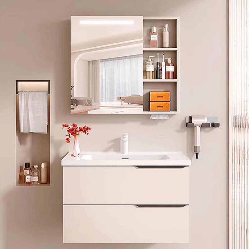 Decorations Modern Bathroom Cabinet Skincare Fashion Partitions Bathroom Cabinet Mirror Perfume Archivadores Home Furniture