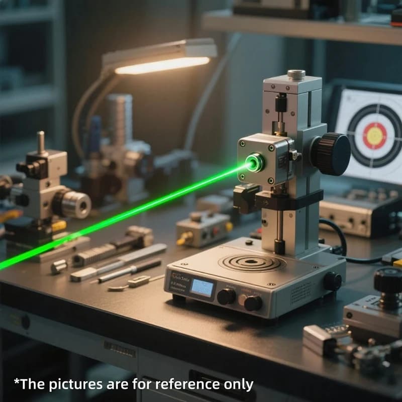 Gree Laser Module 520nm 1mW Aluminum Shell Dot 10*30mm For Industrial AI MINI CNC Locate Head LD  Medical Positioning DC 3 to 5V