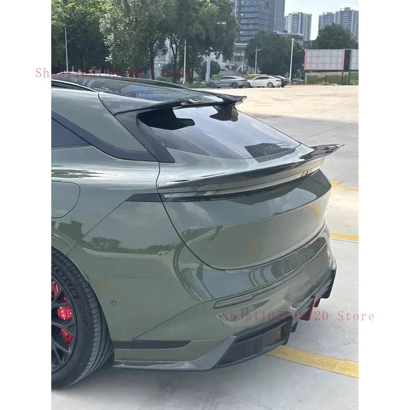 Factory Hot Selling High Quality Carbon Fiber Rear Spoiler Tail Wing N Sport Style Gloss Easy Installation Exterior Accsor