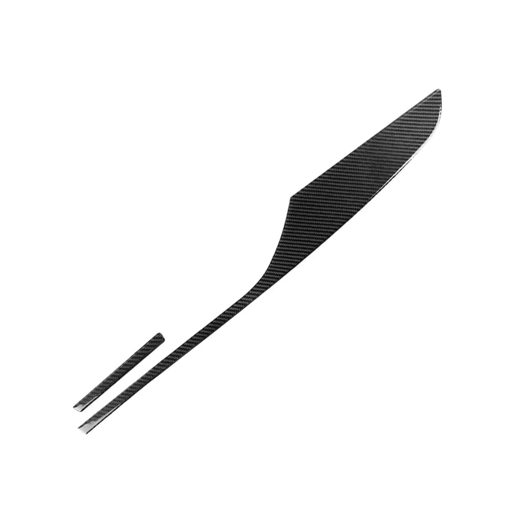 For Audi  A6 C7 Accessories Carbon Fiber Modification Interior Car Dashboard Co Driver Decorative Strip Cover Trim Sticker