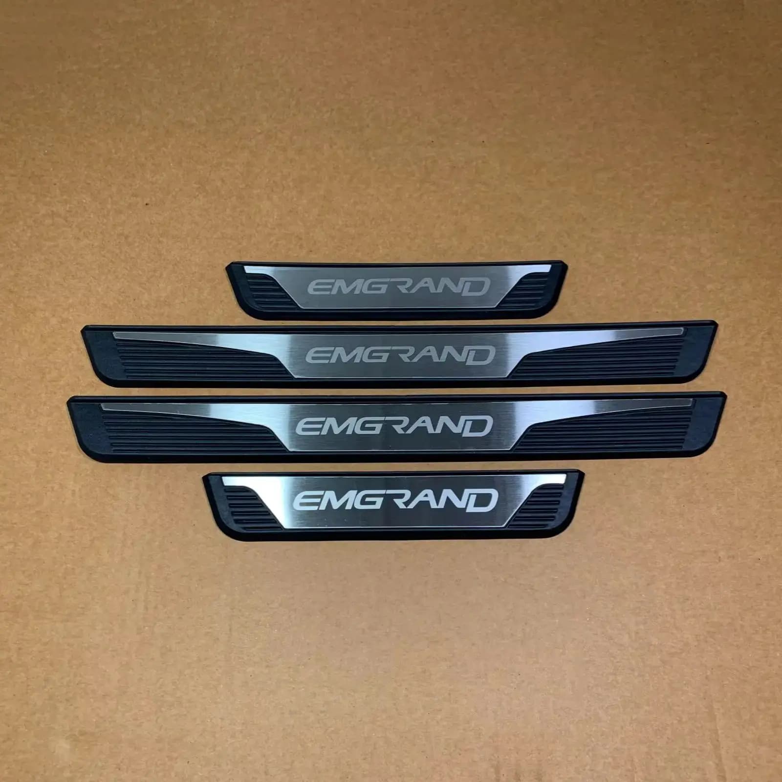 For Geely Emgrand 2021-2023 2024 2025 Auto Door Sill 3d Pedal Shell Scuff Plate Trim Protector Sticker Car Styling Part Supplies