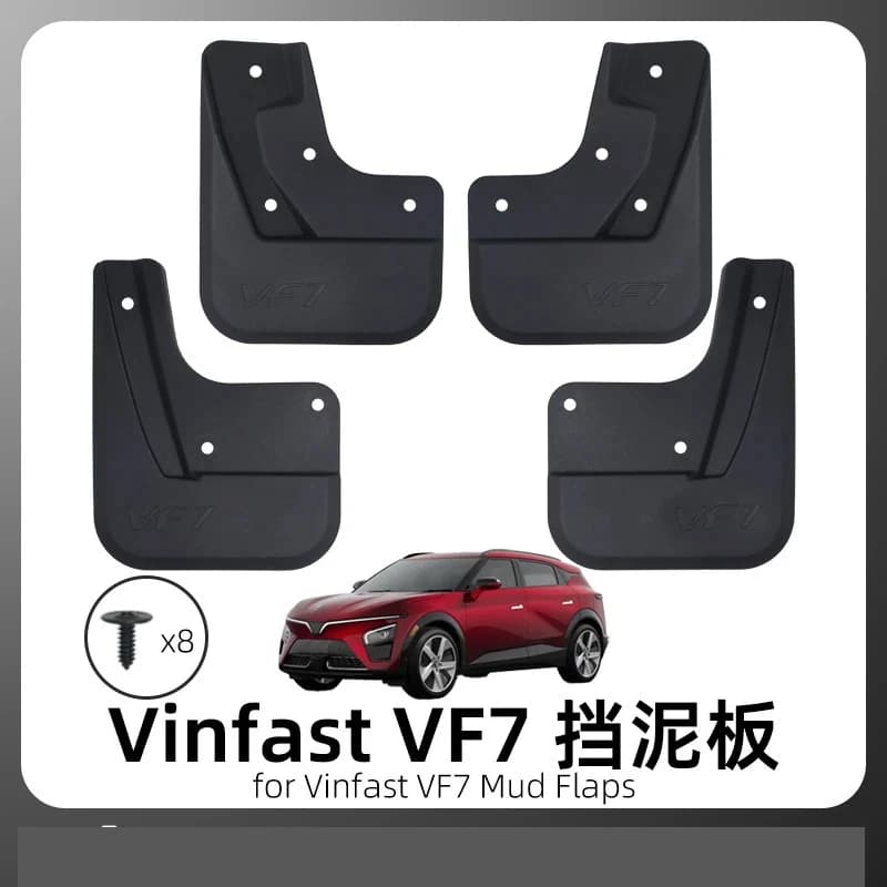For 22-26 Vinfast VF7 mudguards, Vietnamese car tire decoration accessories, mudguard leather tiles