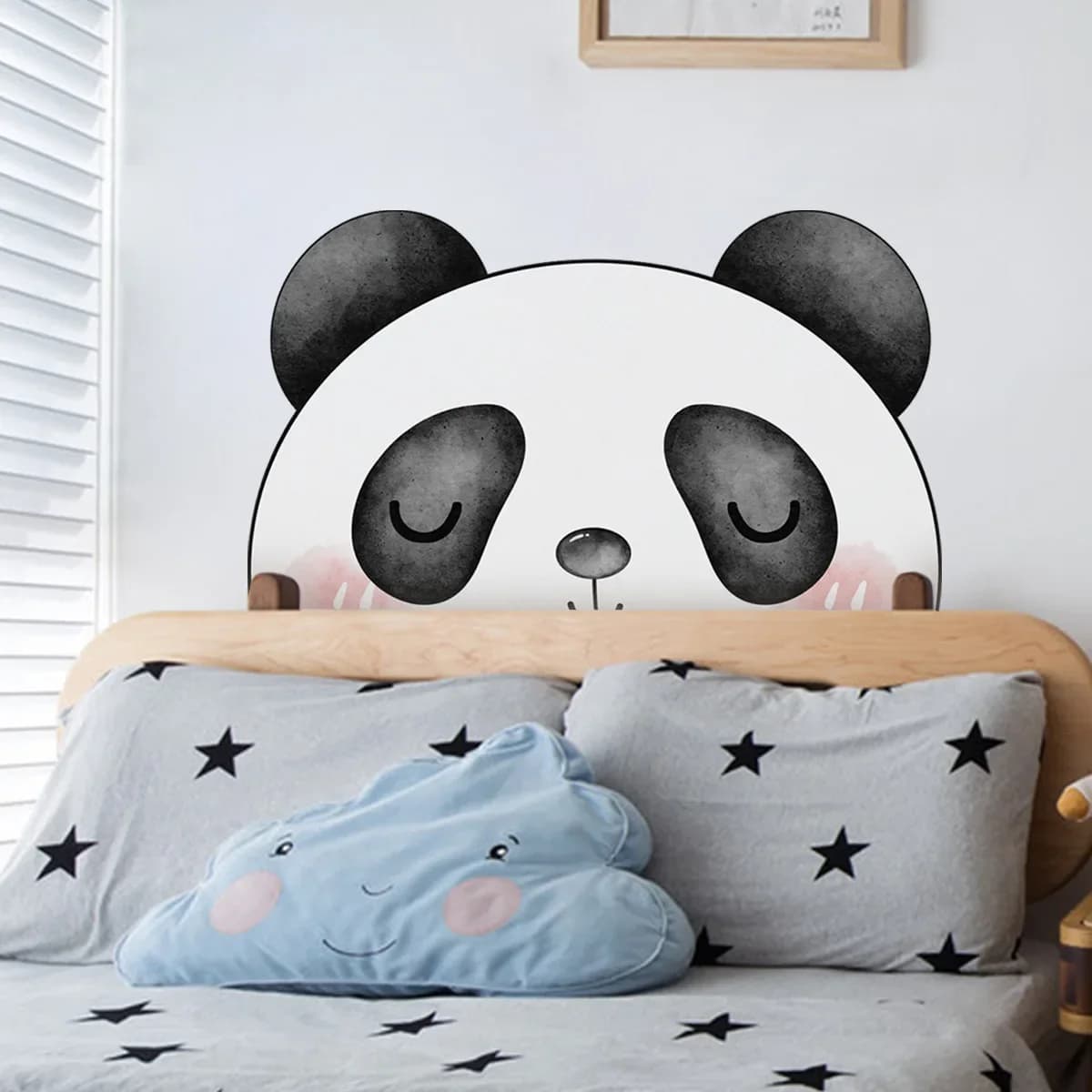 Hidden glue cartoon wall sticker living room bedroom children's room background decorative wall sticker