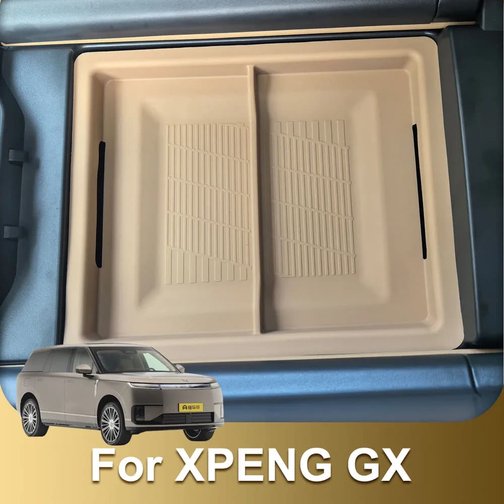 Fit For Xpeng GX Silicone Pad For Center Console Armrest Box Automotive Modification Supplies Waterproof And Stain-resistant