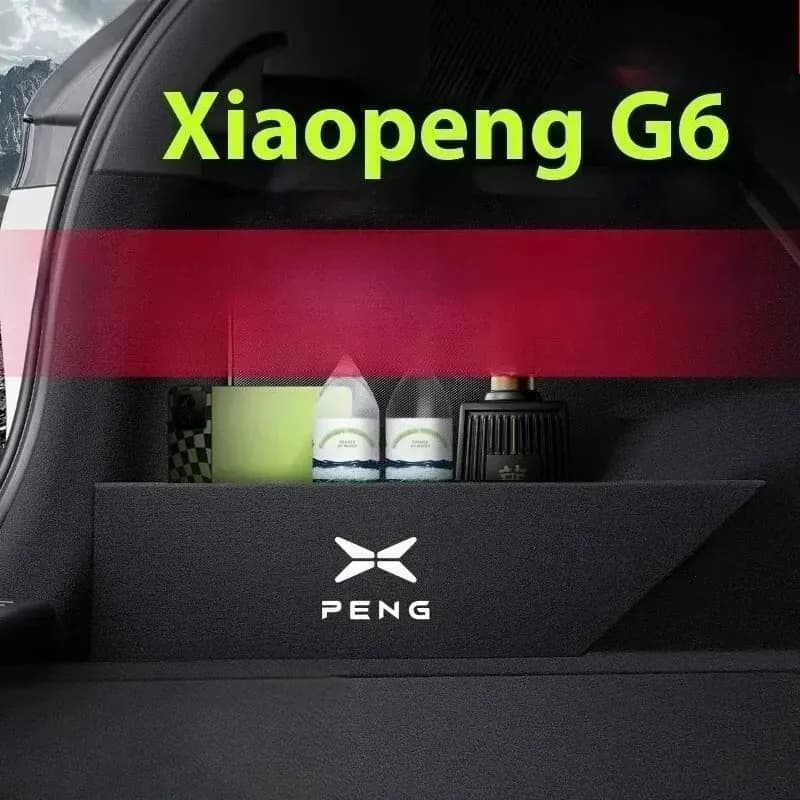 For XPeng Xiaopeng G6 2023 Dedicated Trunk Partition Storage Box Interior Decoration Accessories