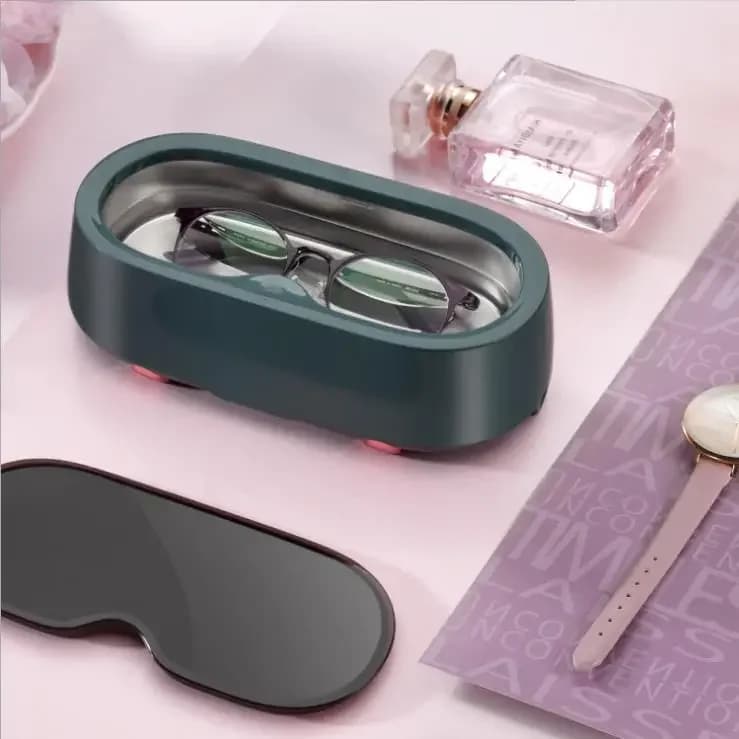 Ultrasonic household small cleaner, cleaning glasses, cleaning small items