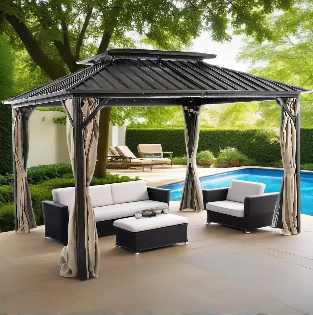 Outdoor 3x3 gazebo gazebo garden tent waterproof outdoor gazebo