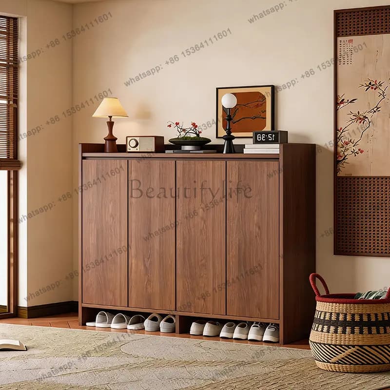 LD Modern Vertical Shoe Shelf Slippers Entrance Hall Luxury Designer Wooden Display Shoe Cabinet Storage Muebles