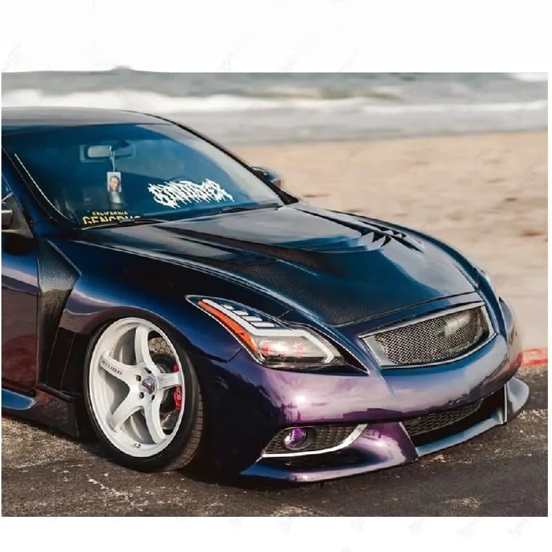 Hot Selling 3K Twill Weave Real Carbon Fiber Vented TS Style Engine Hood Bonnet Cooling Upgrade Exterior Parts Fit 2007-2013 Cou