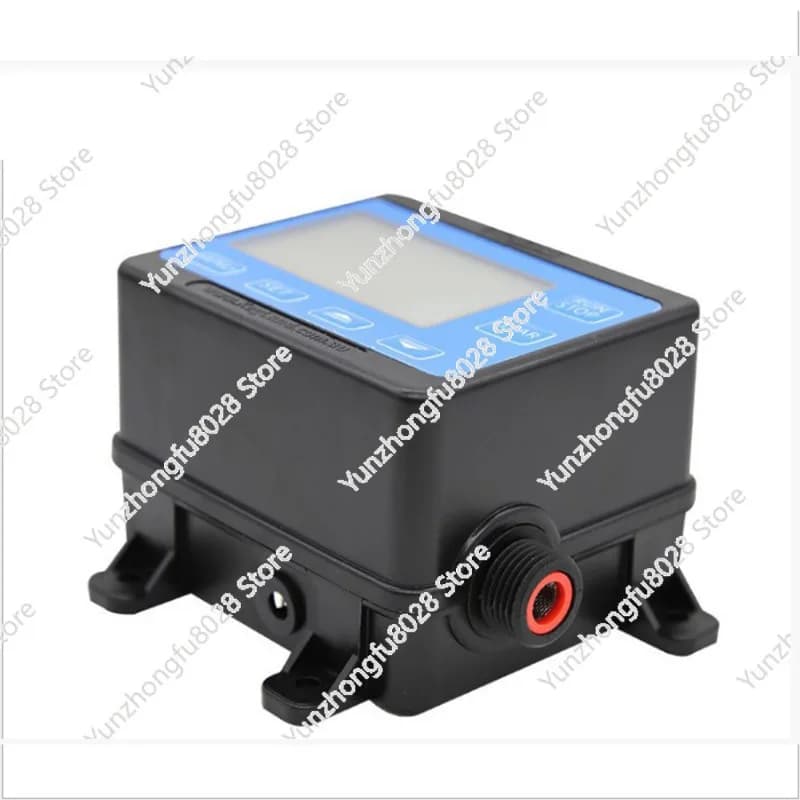 G1/2“  Flowmeter Controller Flow Reader and  Hall Effect Water Flow Sensor with Solenoid Valve with 24V Adapter