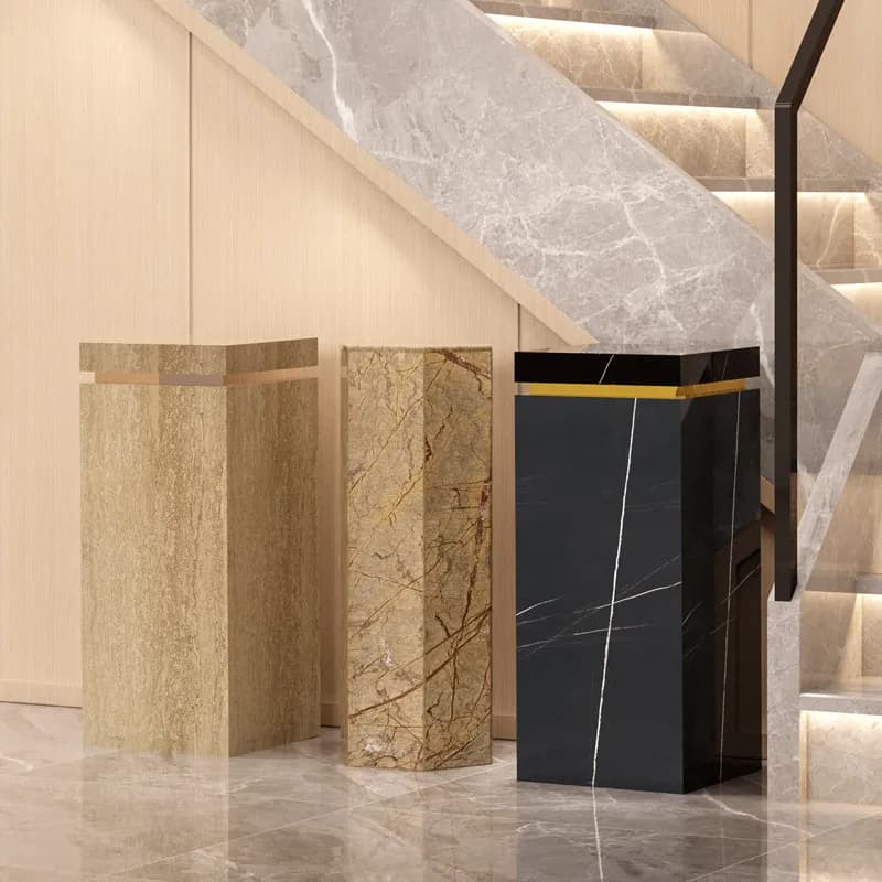 LTT Huangdong Stone Base Entrance Decoration Hotel Clubhouse Model Room Display Stand