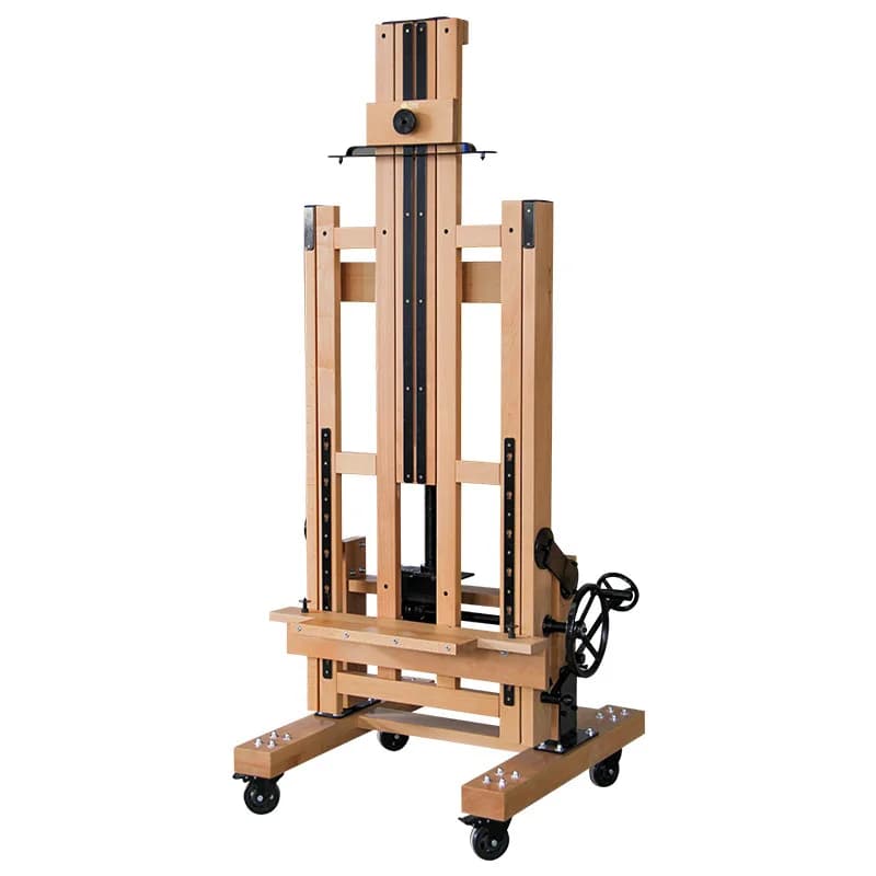 Beech flat dual-purpose double-hand multi-functional solid wood professional floor-to-ceiling large oil painting easel small