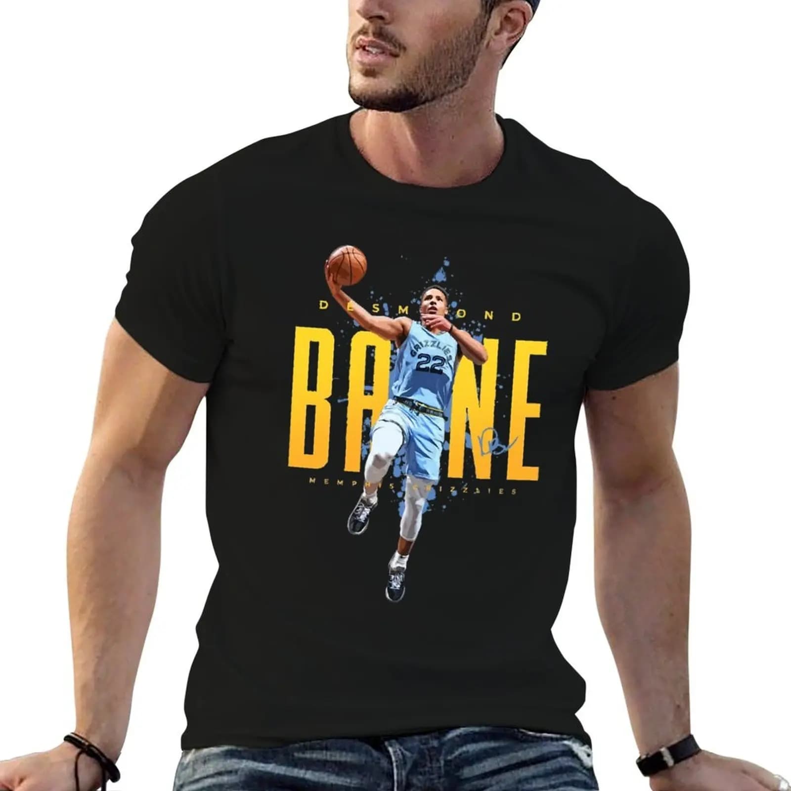Desmond Bane T-Shirt croswit shirt man plus size clothes t shirt men
