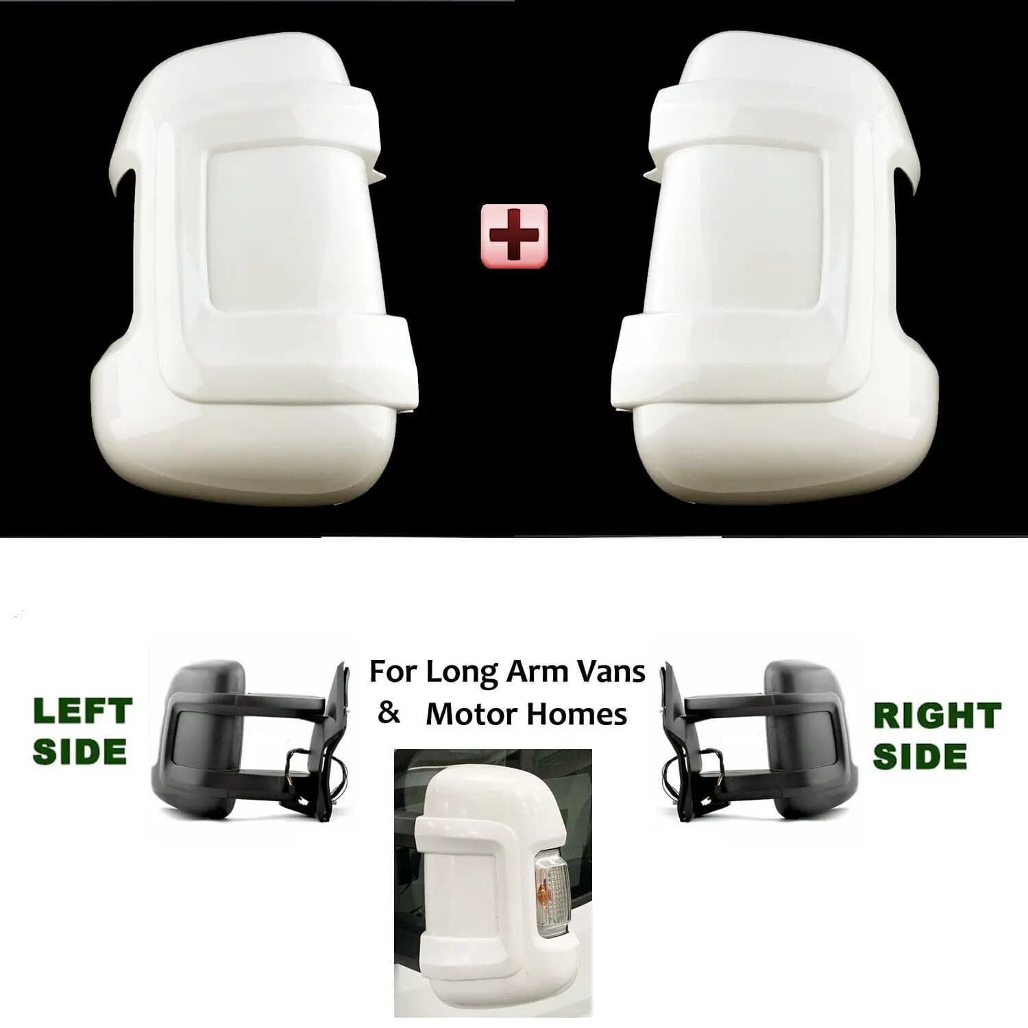 Rear-View Mirror Protective Cover For Fiat Ducato/Peugeot Boxer/CitroëN Relay Long-Handle Rear-View Mirror Protective Cover