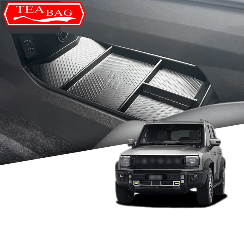 For Chery Jetour T2 2024 2023 Car Styling Under Center Console Organizer Storage Box Auto Interior Modification Accessories