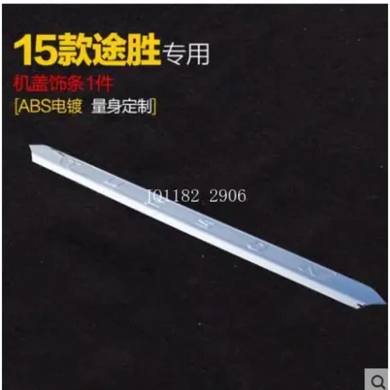 ABS plating FOR HYUNDAI TUCSON 2015 2016 2017 2018 CHROME FRONT HOOD BONNET GRILL LIP MOLDING COVER TRIM BAR GARNISH MESH