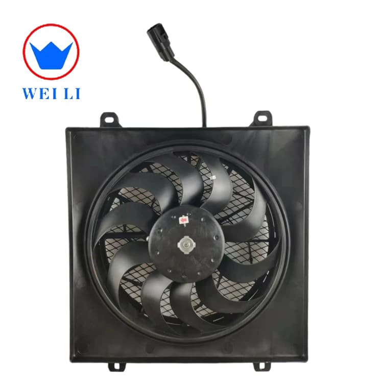 High Quality Passenger Car Air Conditioning Suction Fan 12/24V Axial Flow Fan Condensing Fan LNF231