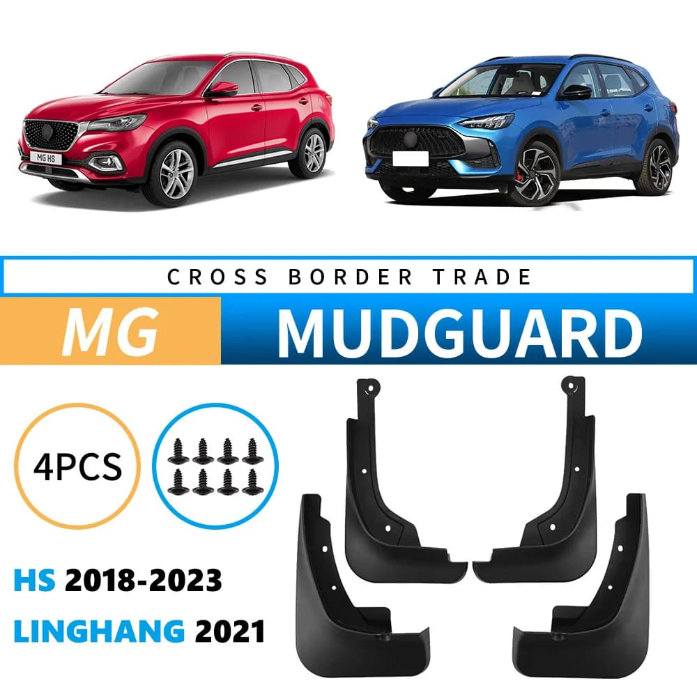 Auto Splash Guards Mud Flaps Fender Mudguard or MG HS 2018–2023 and Linghang 2021 Full Protection Wheel Surround