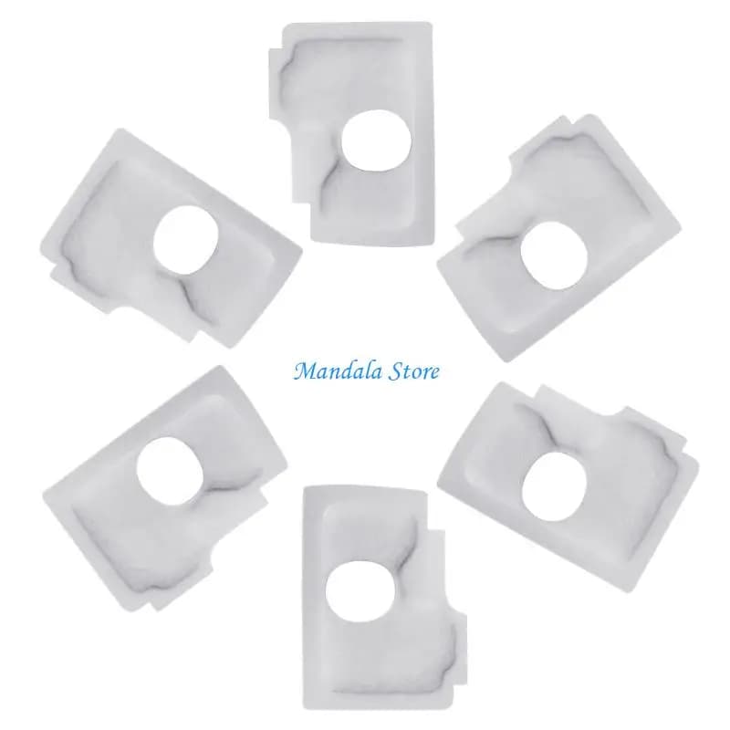 U2JC Maintenance Tools Set 6pcs Air Filter Cleaner Set Dual Layer Replacement Spare