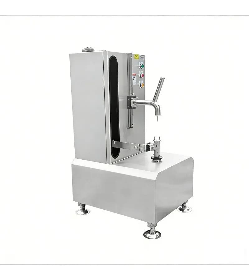 Small semi-automatic pineapple peeling machine, pineapple cantaloupe peeling machine