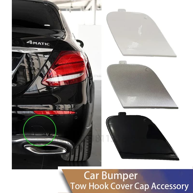 For Mercedes W213 E Class 2016-2019 Rear Bumper Tow Hook Cover 2138850022 Premium Quality E260 E300 E400 Direct Fit