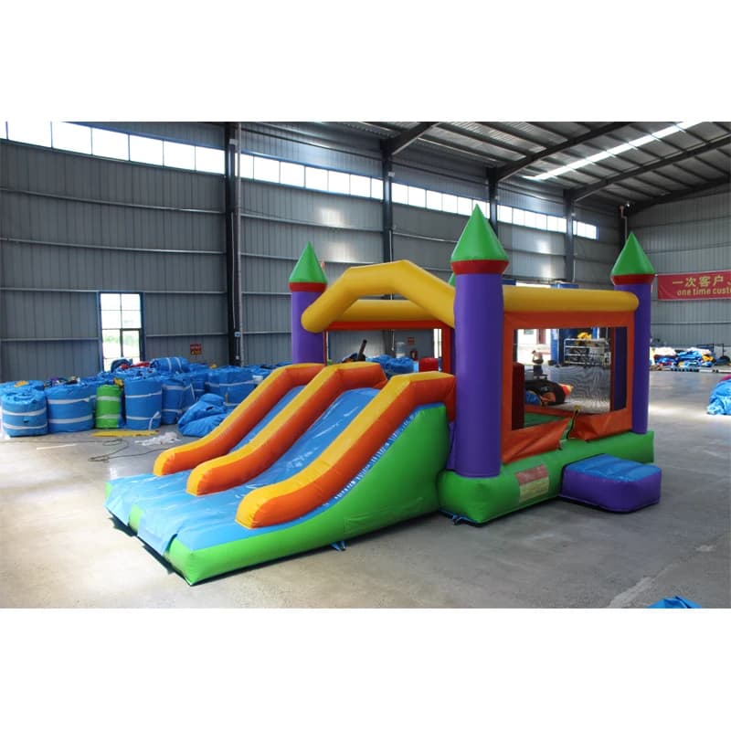 Wholesale Customized Inflatable Trampoline Jumping Castle Inflatable Bounce House Safety Slide and Ladder Kids Inflatable