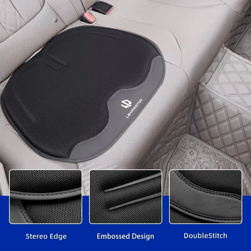 Car Summer Ice-Silk Seat Cover Apple-Shaped Cushion Interior Accessories For Leapmotor T03 S01 C11 C01 Leap Motor