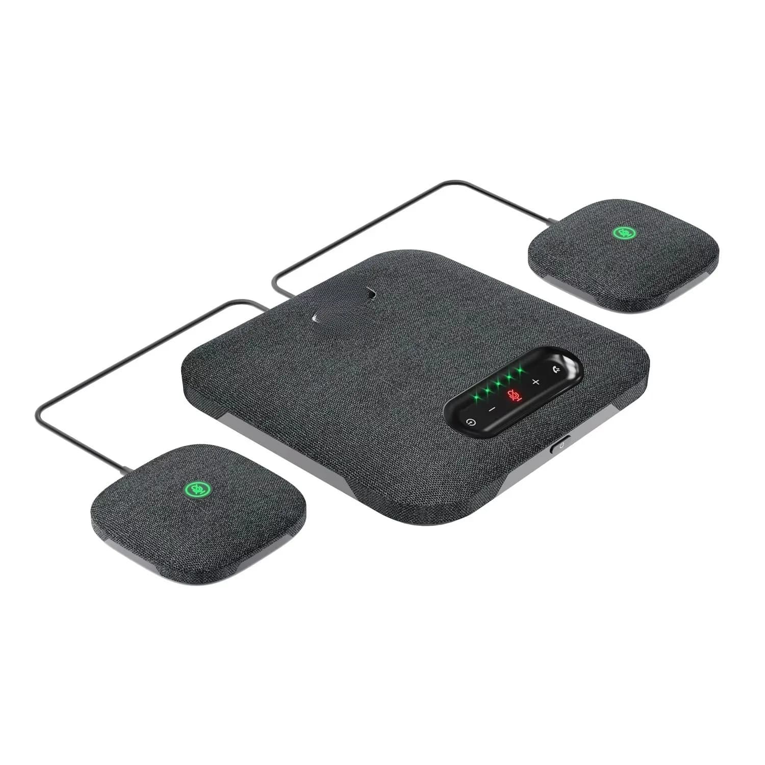 360 Degree Wireless USB Speakerphone for Conference Room 8M Voice Pick-up Range Speaker Microphone for Video Conference