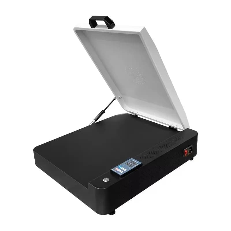 A4 DTF printer, oven drying hot press