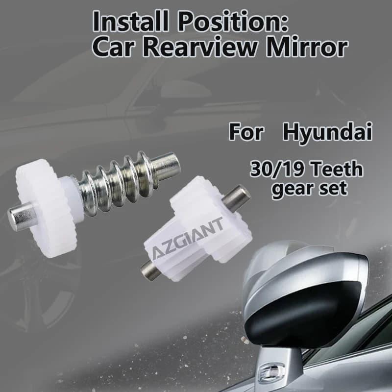 AZGIANT For Hyundai Sonata 9 PHEV/Veloster/Grand Santa Fe XL Car 30/19T gear of Door Side Mirror Electric Fold Motor Accessories