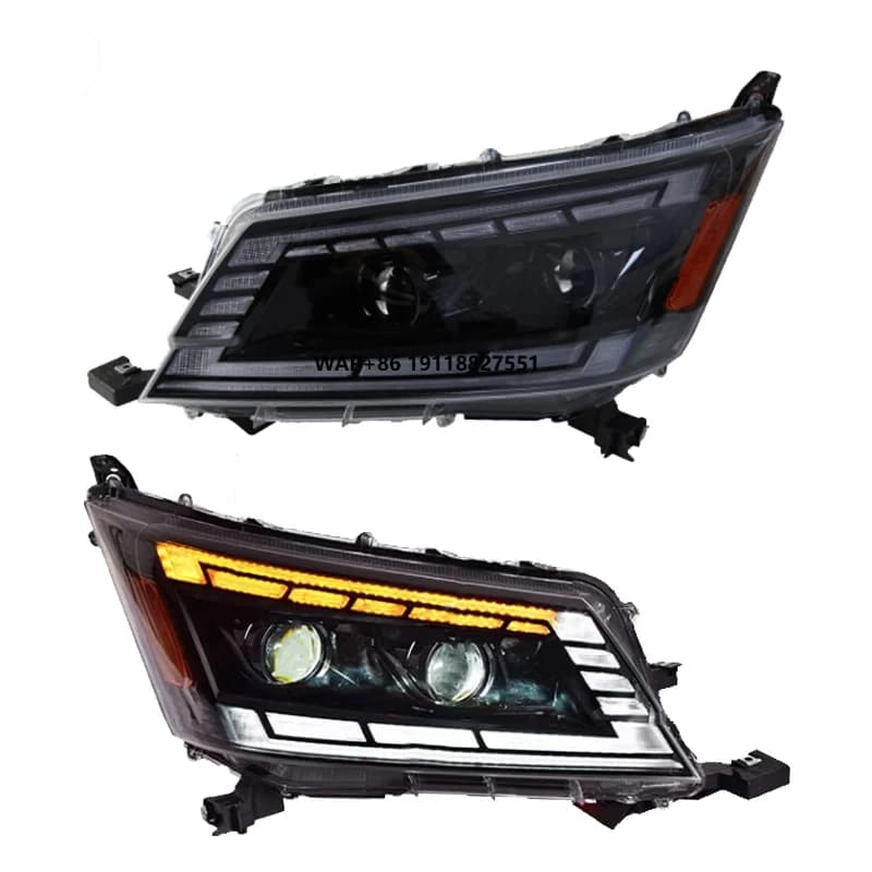 YU GUANG for  Hiace 300 2019 2022 Car Accessories Headlight Assembly Front Light LED Headlights Upgrade Durable Head Light