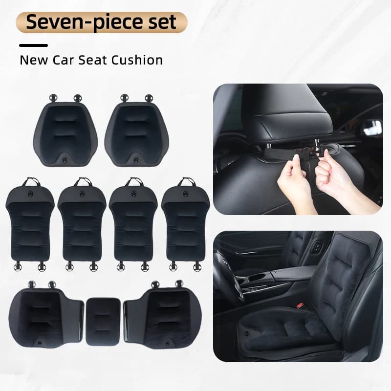 Car Front Rear Seat Cover Velour Flannel Cushion Backrest Protective Mat For Citroen C4 C3 C5 C1 C2 Berlingo Celysee Cactus