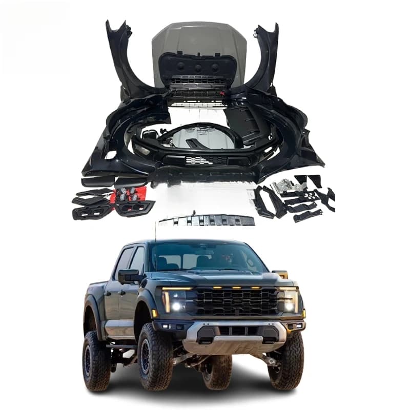 High Quality Conversion Body Kit Fit for T6 T7 T8 2012‑2021 Upgrade To 2025 Raptor Style Exterior Tuning Accessories