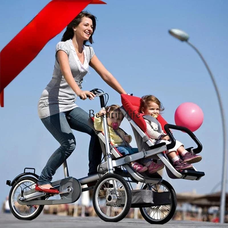 New parent-child assistance bicycle riding and walking baby walker