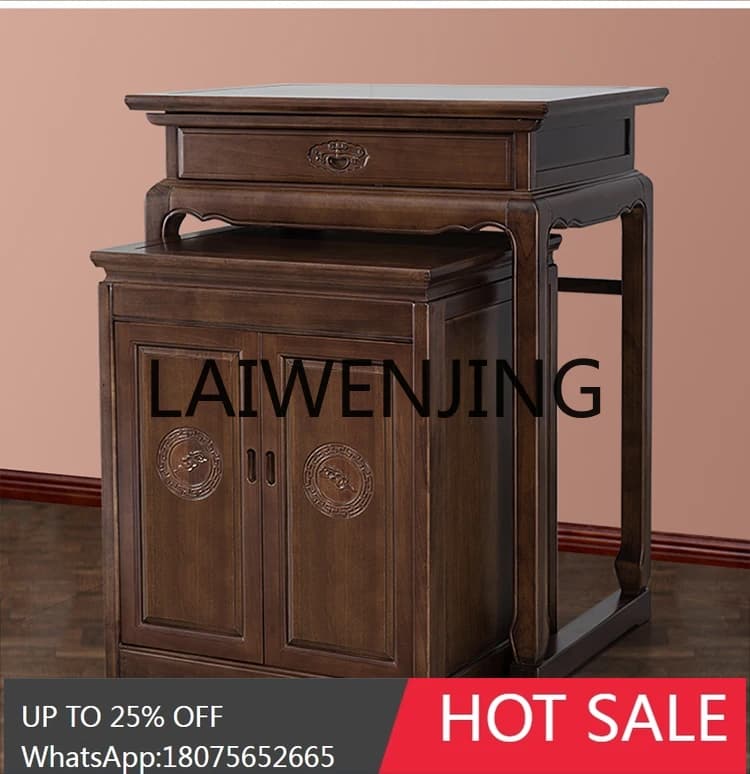 RWJ Buddha Shrine Altar Indoor God of Wealth Modern Light Luxury Buddha Shrine