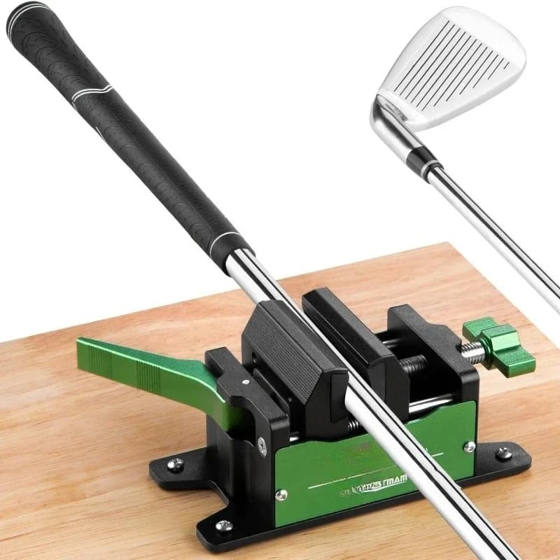 Golf club vice, household vice, golf grip, removal tool