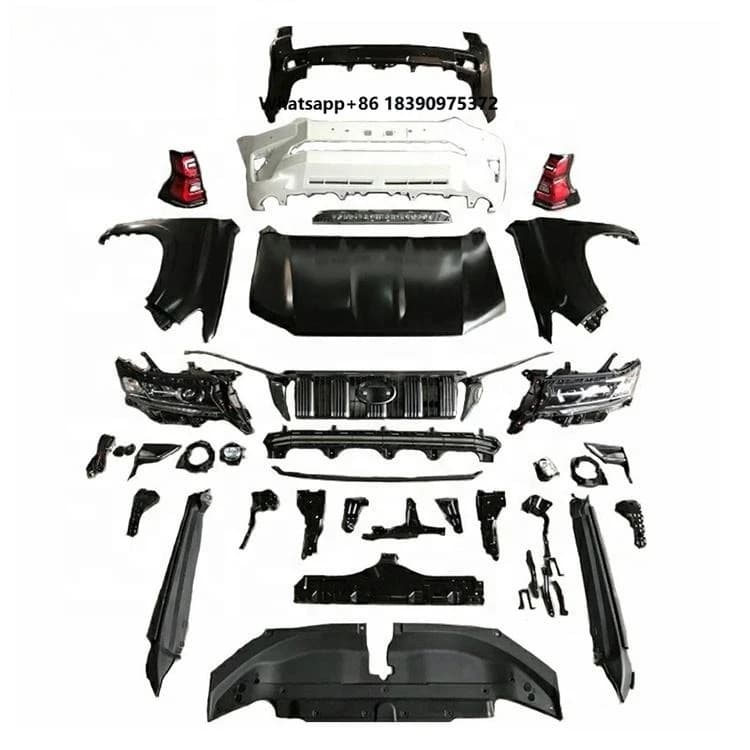 KEBEL High Quality Body Kits Car Bumper Front Set Good Price Front Bumper Set for Land Cruiser Prado 2018
