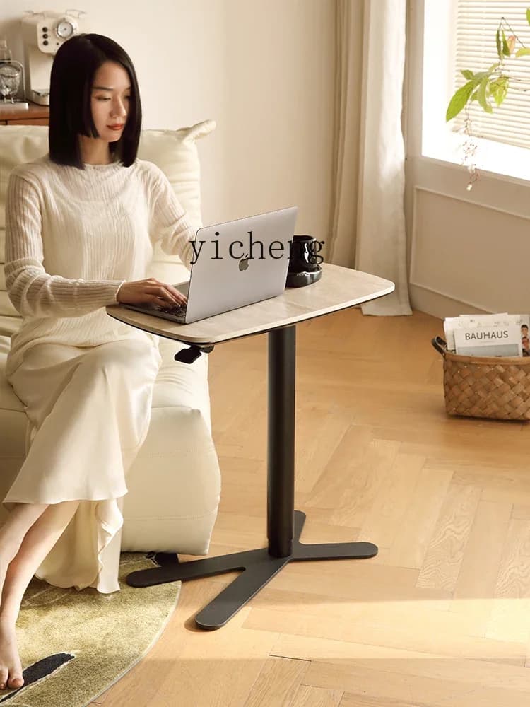 b1 lifting edge table removable sofa bedside table rock slab creative solid wood square edge table