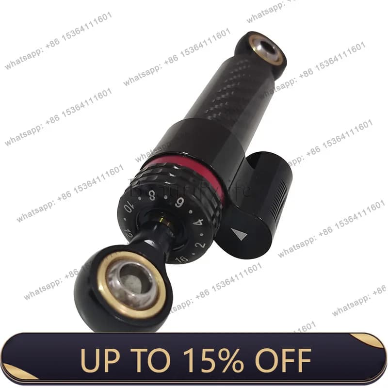 LX motorcycle modified carbon fiber titanium ruler directional damper steering stabilizer