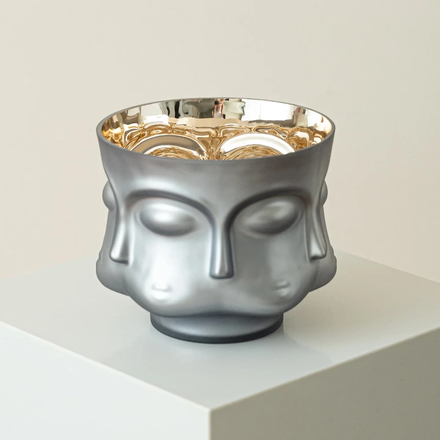 Glass Vase Abstract Human Face Figurine Portrait Flowerpot Flower Vases Terrarium Floreros Home Decoration Accessories