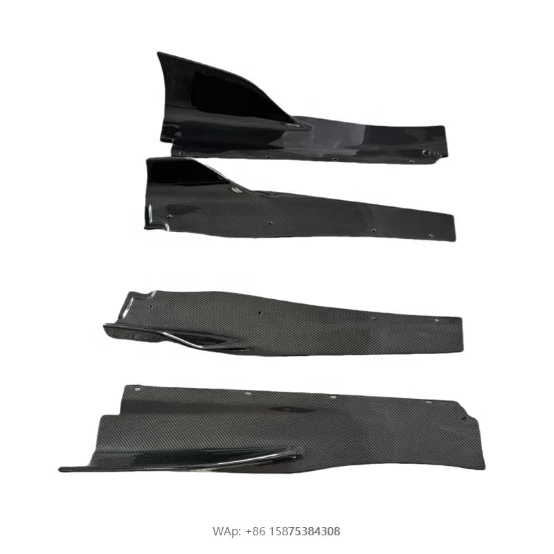 Upgrade Style Carbon Fiber Side Skirt Spoiler for McLaren 720s Coupe & Spider 2017-2019 Body Parts