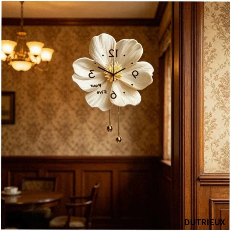 Save Space Cute Wall Clocks Chinese Creative Lounge Irregular Unique Wall Watch Aesthetic Reloj De Pared Lounge Suite Furniture