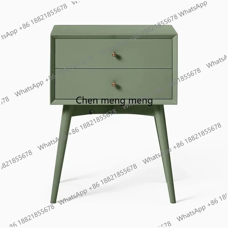Modern minimalist Nordic American minimalist double pumping bedroom bedside table