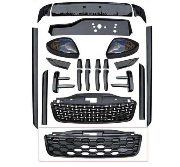 For DISCOVERY 5 2017+ 2021 Cars Parts Body Parts UPGRADE Car Auto Bodykit Facelift Accessories Front Grille Bumper