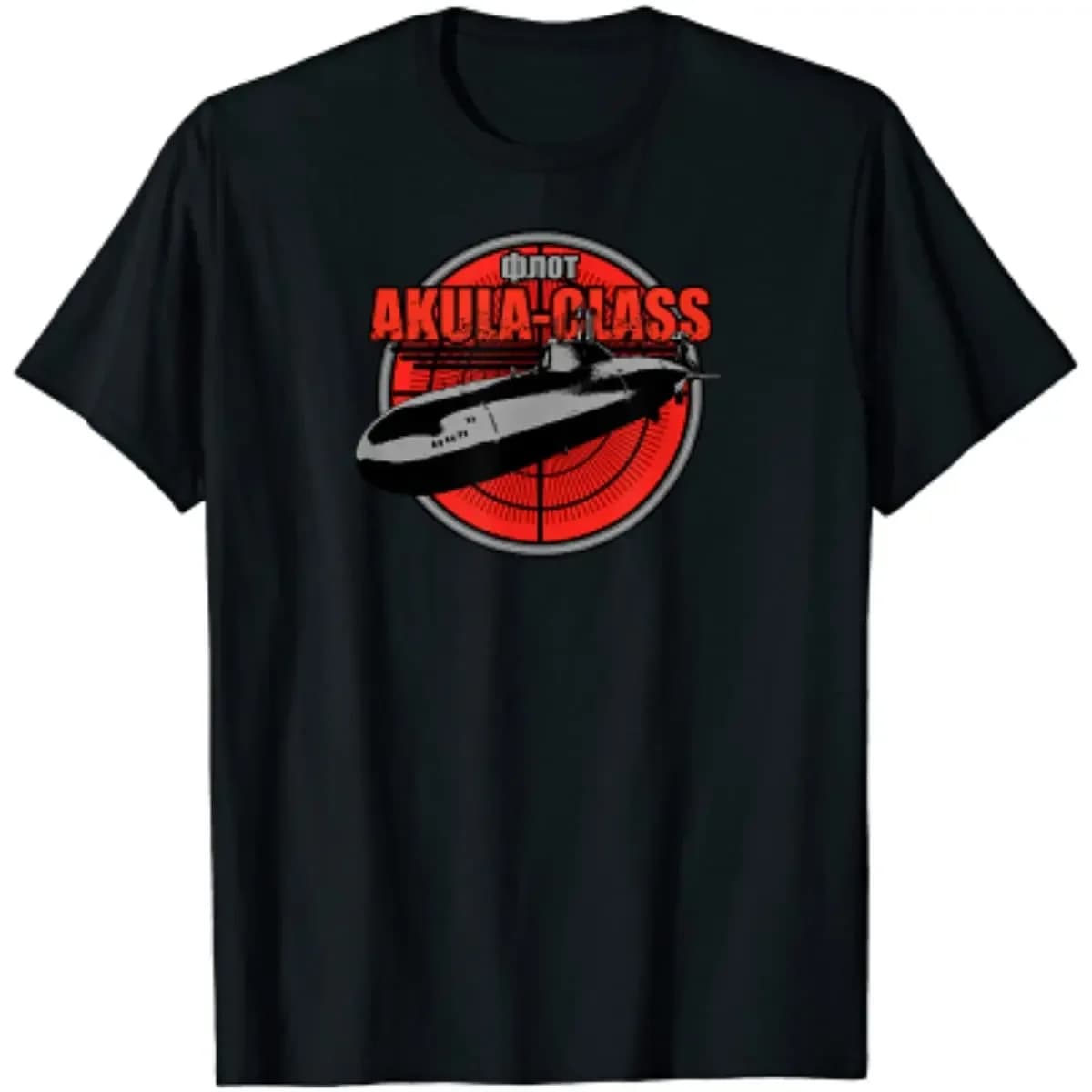 Russian Naval Akula-class Nuclear Submarine T-Shirt 100% Cotton O-Neck Short Sleeve Summer Casual Mens T-shirt Streetwear