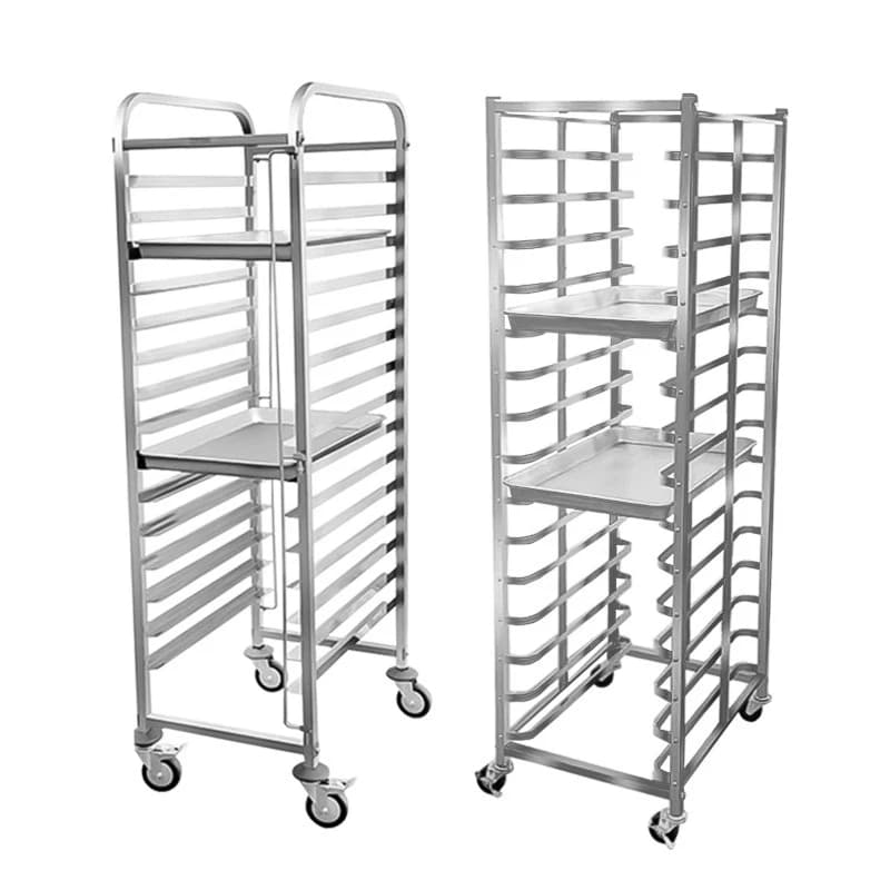 Commercial stainless steel grill, baking rack trolley bread toast drying rack oven tray rack