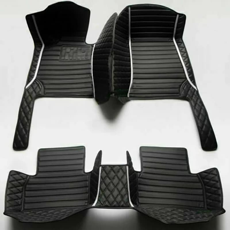 Custom Car Floor Mats For Tesla Model S Auto Foot Coche Accessories Waterproof Leather Floor Liners