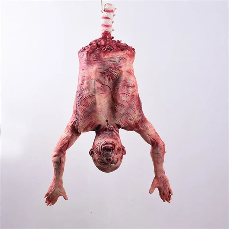 Halloween Party Decoration Prank Props Bloody Amputated Limb Zombie Corpse Broken Legs Simulation Toy for Haunted House Bar