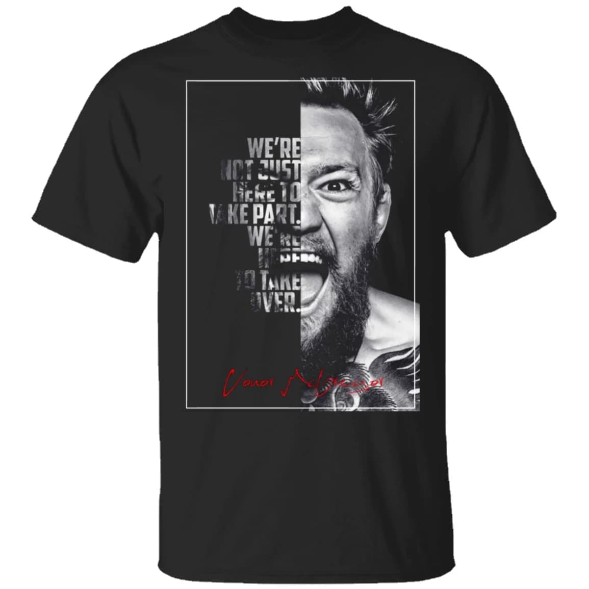 Conor McGregor Ultimate Champion 2019 Limited Black T-Shirt S-XXXL