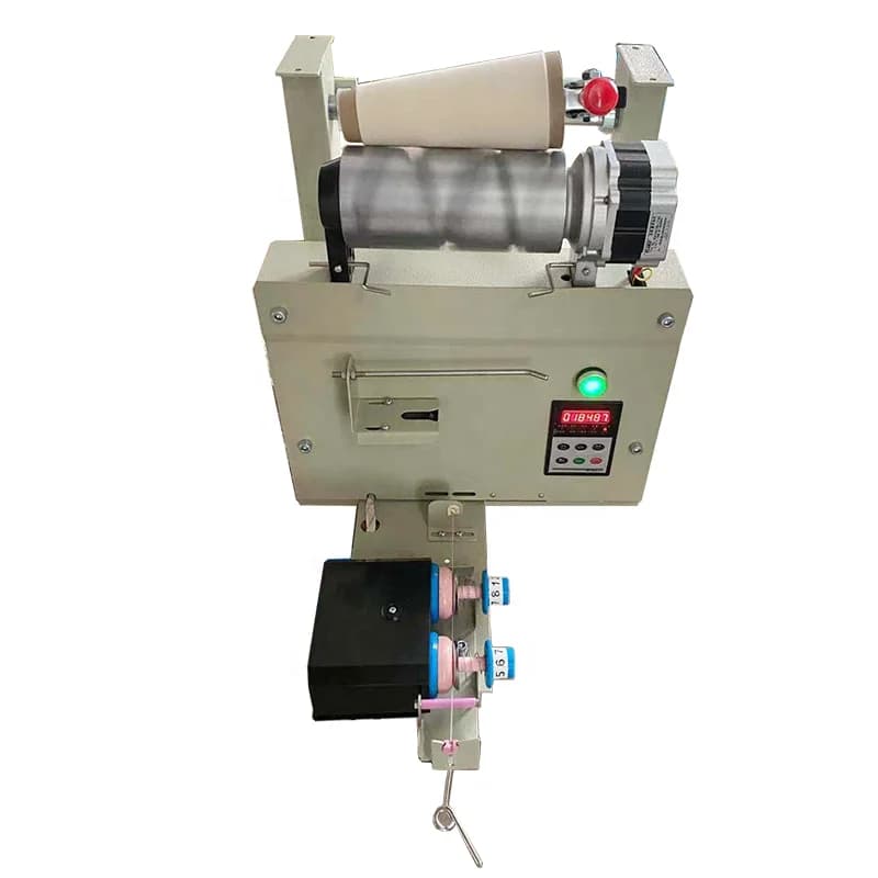 Single Head Electric Yarn Winding Machine for Yarn Manufacturer and  Sewing Thread Winding